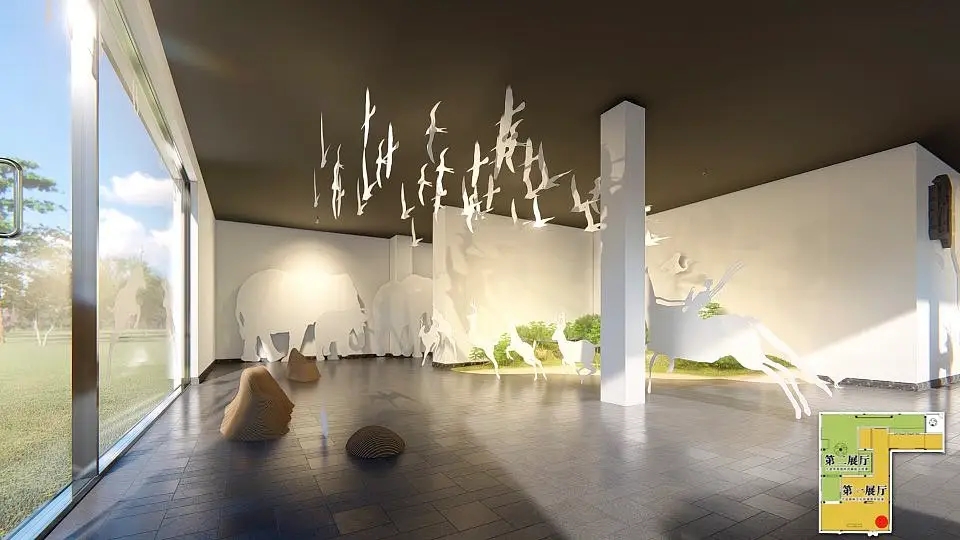 展廳設(shè)計(jì) ，展廳 ，鑫時(shí)空